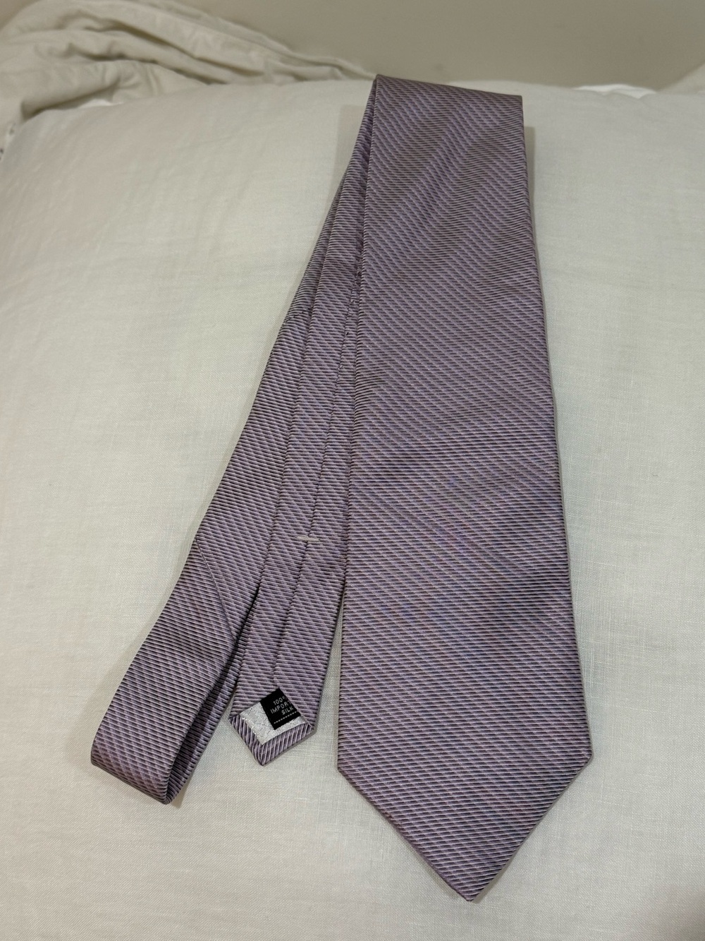 Jones New York Lavender Textured Silk Tie